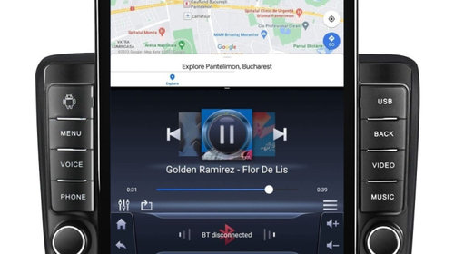 Navigatie dedicata cu Android Audi TT 2006 - 2015, 1GB RAM, Radio GPS Dual Zone, Touchscreen IPS 9.7" HD tip Tesla, Internet Wi-Fi, Bluetooth, MirrorLink, USB, Waze