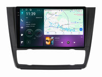 Navigatie dedicata cu Android BMW Seria 1 (E81 / E87) 2007 - 2013, clima automata, 12GB RAM, Radio GPS Dual Zone, Display 2K QLED 9.5" Touchscreen, Internet Wi-Fi si slot SIM 4G, Bluetooth, MirrorLink, USB, Waze