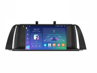 Navigatie dedicata cu Android BMW Seria 5 (F10) 2009 - 2012, 8GB RAM, Radio GPS Dual Zone, Display 2K QLED 9.5" Touchscreen, Internet Wi-Fi si slot SIM 4G, Bluetooth, MirrorLink, USB, Waze