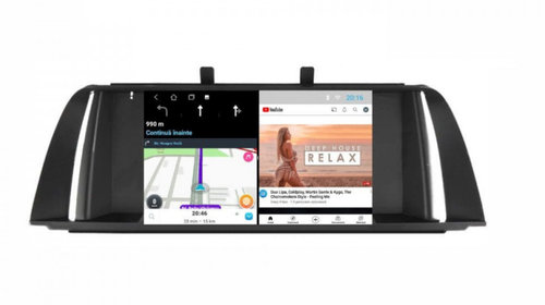 Navigatie dedicata cu Android BMW Seria 5 (F10) 2009 - 2012, 2GB RAM, Radio GPS Dual Zone, Display HD IPS 9" Touchscreen, Internet Wi-Fi, Bluetooth, MirrorLink, USB, Waze