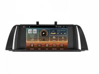 Navigatie dedicata cu Android BMW Seria 5 (F10) 2009 - 2012, 4GB RAM, Radio GPS Dual Zone, Display HD IPS 9" Touchscreen, Internet Wi-Fi si slot SIM 4G, Bluetooth, MirrorLink, USB, Waze