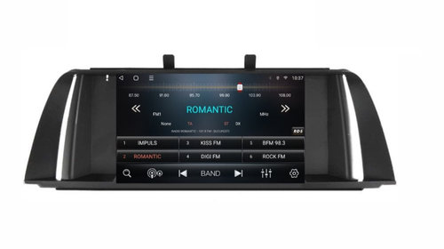 Navigatie dedicata cu Android BMW Seria 5 (F10) 2009 - 2012, 3GB RAM, Radio GPS Dual Zone, Display HD IPS 9" Touchscreen, Internet Wi-Fi si slot SIM 4G, Bluetooth, MirrorLink, USB, Waze