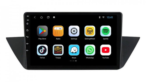 Navigatie dedicata cu Android BMW X1 (E84) 2009 - 2015, 2GB RAM, Radio GPS Dual Zone, Display HD IPS 10" Touchscreen, Internet Wi-Fi, Bluetooth, MirrorLink, USB, Waze