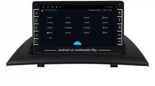 Navigatie dedicata cu Android BMW X3 (E83) 2003 - 2011, 1GB RAM, Radio GPS Dual Zone, Display HD IPS 8" Touchscreen, Internet Wi-Fi, Bluetooth, MirrorLink, USB, Waze