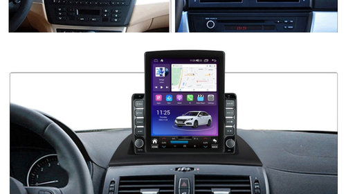 Navigatie dedicata cu Android BMW X3 (E83) 2003 - 2011, 4GB RAM, Radio GPS Dual Zone, Touchscreen IPS 9.7" HD tip Tesla, Internet Wi-Fi si slot SIM 4G, Bluetooth, MirrorLink, USB, Waze