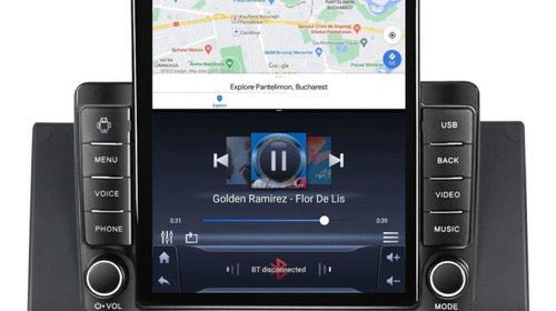 Navigatie dedicata cu Android BMW X5 (E53) 2000 - 2006, 1GB RAM, Radio GPS Dual Zone, Touchscreen IPS 9.7" HD tip Tesla, Internet Wi-Fi, Bluetooth, MirrorLink, USB, Waze