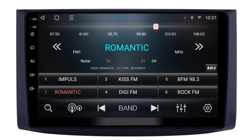 Navigatie dedicata cu Android Chevrolet Aveo 2006 - 2011, 3GB RAM, Radio GPS Dual Zone, Display HD IPS 9" Touchscreen, Internet Wi-Fi si slot SIM 4G, Bluetooth, MirrorLink, USB, Waze