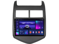Navigatie dedicata cu Android Chevrolet Aveo 2011 - 2014, 3GB RAM, Radio GPS Dual Zone, Display HD IPS 9" Touchscreen, Internet Wi-Fi si slot SIM 4G, Bluetooth, MirrorLink, USB, Waze