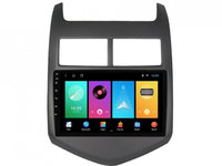 Navigatie dedicata cu Android Chevrolet Aveo 2011 - 2014, 2GB RAM, Radio GPS Dual Zone, Display HD IPS 9" Touchscreen, Internet Wi-Fi, Bluetooth, MirrorLink, USB, Waze