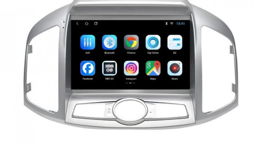 Navigatie dedicata cu Android Chevrolet Captiva 2011 - 2016, 2GB RAM, Radio GPS Dual Zone, Display HD IPS 9" Touchscreen, Internet Wi-Fi, Bluetooth, MirrorLink, USB, Waze