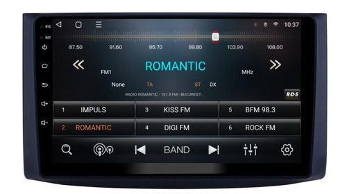 Navigatie dedicata cu Android Chevrolet Kalos 2006 - 2011, 3GB RAM, Radio GPS Dual Zone, Display HD IPS 9" Touchscreen, Internet Wi-Fi si slot SIM 4G, Bluetooth, MirrorLink, USB, Waze