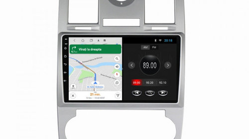 Navigatie dedicata cu Android Chrysler 300C 2004 - 2010, 2GB RAM, Radio GPS Dual Zone, Display HD IPS 9" Touchscreen, Internet Wi-Fi, Bluetooth, MirrorLink, USB, Waze
