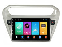 Navigatie dedicata cu Android Citroen C-Elysee 2012 - 2021, 1GB RAM, Radio GPS Dual Zone, Display HD IPS 9" Touchscreen, Internet Wi-Fi, Bluetooth, MirrorLink, USB, Waze