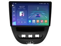 Navigatie dedicata cu Android Citroen C1 I 2005 - 2014, 4GB RAM, Radio GPS Dual Zone, Display 2K QLED 10.36" Touchscreen, Internet Wi-Fi si slot SIM 4G, Bluetooth, MirrorLink, USB, Waze