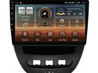 Navigatie dedicata cu Android Citroen C1 I 2005 - 2014, 6GB RAM, Radio GPS Dual Zone, Display HD IPS 10" Touchscreen, Internet Wi-Fi si slot SIM 4G, Bluetooth, MirrorLink, USB, Waze