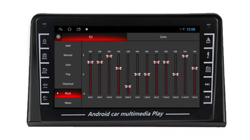Navigatie dedicata cu Android Citroen C3 III 2016 - 2024, 1GB RAM, Radio GPS Dual Zone, Display HD IPS 8" Touchscreen, Internet Wi-Fi, Bluetooth, MirrorLink, USB, Waze