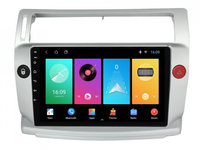 Navigatie dedicata cu Android Citroen C4 I 2004 - 2009, 1GB RAM, Radio GPS Dual Zone, Display HD IPS 9" Touchscreen, Internet Wi-Fi, Bluetooth, MirrorLink, USB, Waze