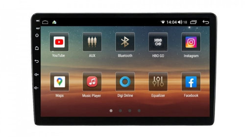 Navigatie dedicata cu Android Citroen C5 III 2008 - 2017, 4GB RAM, Radio GPS Dual Zone, Display HD IPS 10" Touchscreen, Internet Wi-Fi si slot SIM 4G, Bluetooth, MirrorLink, USB, Waze