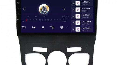Navigatie dedicata cu Android Citroen DS4 2010 - 2018, clima automata, 6GB RAM, Radio GPS Dual Zone, Display HD IPS 10" Touchscreen, Internet Wi-Fi si slot SIM 4G, Bluetooth, MirrorLink, USB, Waze