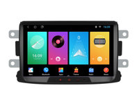 Navigatie dedicata cu Android Dacia Dokker dupa 2012, 2GB RAM, Radio GPS Dual Zone, Display HD 8'' Touchscreen, Internet Wi-Fi, Bluetooth, MirrorLink, USB, Waze