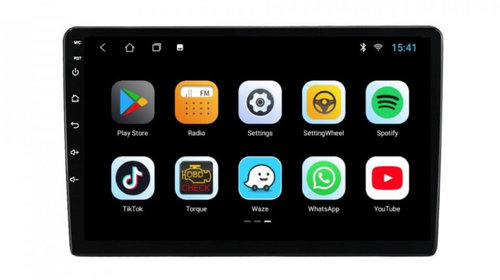 Navigatie dedicata cu Android Dacia Duster I 2013 - 2018, 2GB RAM, Radio GPS Dual Zone, Display HD IPS 9" Touchscreen, Internet Wi-Fi, Bluetooth, MirrorLink, USB, Waze