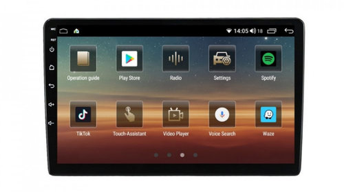 Navigatie dedicata cu Android Dacia Duster I 2013 - 2018, 8GB RAM, Radio GPS Dual Zone, Display HD IPS 9" Touchscreen, Internet Wi-Fi si slot SIM 4G, Bluetooth, MirrorLink, USB, Waze