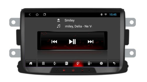 Navigatie dedicata cu Android Dacia Duster II 2018 - 2022, 2GB RAM, Radio GPS Dual Zone, Display HD 8'' Touchscreen, Internet Wi-Fi, Bluetooth, MirrorLink, USB, Waze