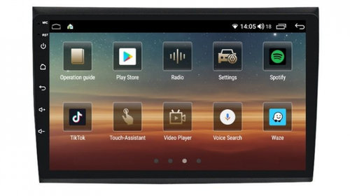 Navigatie dedicata cu Android Fiat Bravo 2007 - 2016, 8GB RAM, Radio GPS Dual Zone, Display HD IPS 9" Touchscreen, Internet Wi-Fi si slot SIM 4G, Bluetooth, MirrorLink, USB, Waze