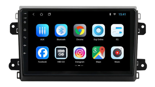 Navigatie dedicata cu Android Fiat Ducato dupa 2022, 1GB RAM, Radio GPS Dual Zone, Display HD IPS 9" Touchscreen, Internet Wi-Fi, Bluetooth, MirrorLink, USB, Waze