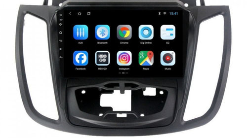 Navigatie dedicata cu Android Ford C-Max II / Grand C-Max 2010 - 2019 cu navigatie originala, 2GB RAM, Radio GPS Dual Zone, Display HD IPS 9" Touchscreen, Internet Wi-Fi, Bluetooth, MirrorLink, USB, Waze