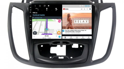 Navigatie dedicata cu Android Ford C-Max II / Grand C-Max 2010 - 2019 cu navigatie originala, 2GB RAM, Radio GPS Dual Zone, Display HD IPS 9" Touchscreen, Internet Wi-Fi, Bluetooth, MirrorLink, USB, Waze