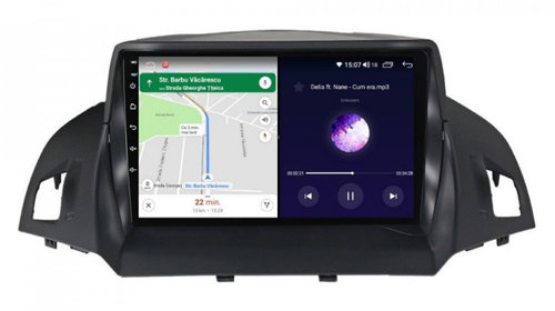 Navigatie dedicata cu Android Ford C-Max II / Grand C-Max 2010 - 2019, 4GB RAM, Radio GPS Dual Zone, Display HD IPS 9" Touchscreen, Internet Wi-Fi si slot SIM 4G, Bluetooth, MirrorLink, USB, Waze
