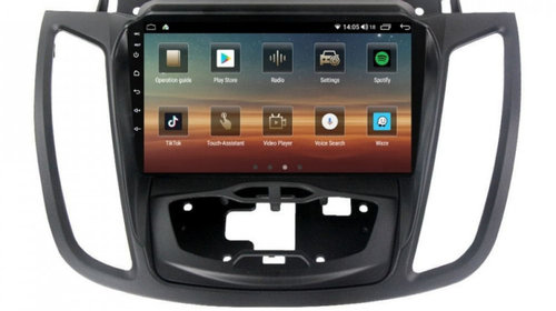 Navigatie dedicata cu Android Ford C-Max II / Grand C-Max 2010 - 2019 cu navigatie originala, 6GB RAM, Radio GPS Dual Zone, Display HD IPS 9" Touchscreen, Internet Wi-Fi si slot SIM 4G, Bluetooth, MirrorLink, USB, Waze