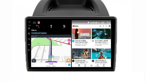 Navigatie dedicata cu Android Ford Ecosport dupa 2018, 6GB RAM, Radio GPS Dual Zone, Display HD IPS 10" Touchscreen, Internet Wi-Fi si slot SIM 4G, Bluetooth, MirrorLink, USB, Waze