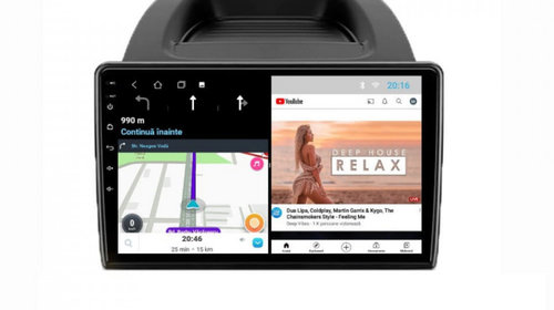 Navigatie dedicata cu Android Ford Ecosport dupa 2018, 2GB RAM, Radio GPS Dual Zone, Display HD IPS 10" Touchscreen, Internet Wi-Fi, Bluetooth, MirrorLink, USB, Waze