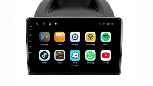 Navigatie dedicata cu Android Ford Ecosport dupa 2018, 2GB RAM, Radio GPS Dual Zone, Display HD IPS 10" Touchscreen, Internet Wi-Fi, Bluetooth, MirrorLink, USB, Waze
