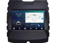 Navigatie dedicata cu Android Ford Edge 2016 - 2021 cu navigatie originala, 2GB RAM, Radio GPS Dual Zone, Display HD IPS 9" Touchscreen, Internet Wi-Fi si slot SIM 4G, Bluetooth, MirrorLink, USB, Waze