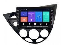 Navigatie dedicata cu Android Ford Focus I 1998 - 2005, 1GB RAM, Radio GPS Dual Zone, Display HD IPS 8" Touchscreen, Internet Wi-Fi, Bluetooth, MirrorLink, USB, Waze