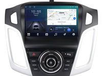 Navigatie dedicata cu Android Ford Focus III 2011 - 2018, 2GB RAM, Radio GPS Dual Zone, Display HD IPS 9" Touchscreen, Internet Wi-Fi si slot SIM 4G, Bluetooth, MirrorLink, USB, Waze