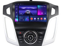 Navigatie dedicata cu Android Ford Focus III 2011 - 2018, 3GB RAM, Radio GPS Dual Zone, Display HD IPS 9" Touchscreen, Internet Wi-Fi si slot SIM 4G, Bluetooth, MirrorLink, USB, Waze