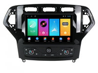 Navigatie dedicata cu Android Ford Mondeo IV 2007 - 2011 cu navigatie originala, 1GB RAM, Radio GPS Dual Zone, Display HD IPS 9" Touchscreen, Internet Wi-Fi, Bluetooth, MirrorLink, USB, Waze