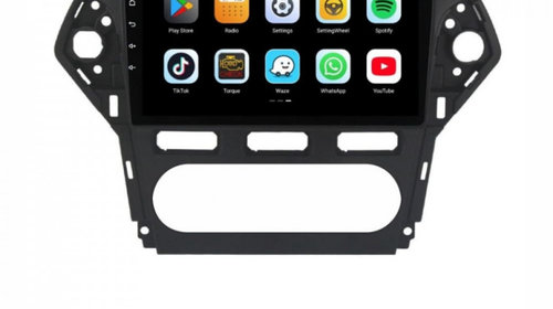 Navigatie dedicata cu Android Ford Mondeo IV 2011 - 2014 fara navigatie originala, 1GB RAM, Radio GPS Dual Zone, Display HD IPS 10" Touchscreen, Internet Wi-Fi, Bluetooth, MirrorLink, USB, Waze