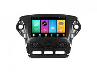 Navigatie dedicata cu Android Ford Mondeo IV 2011 - 2014 cu navigatie originala, 1GB RAM, Radio GPS Dual Zone, Display HD IPS 9" Touchscreen, Internet Wi-Fi, Bluetooth, MirrorLink, USB, Waze