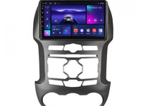 Navigatie dedicata cu Android Ford Ranger 2011 - 2015, 3GB RAM, Radio GPS Dual Zone, Display HD IPS 9" Touchscreen, Internet Wi-Fi si slot SIM 4G, Bluetooth, MirrorLink, USB, Waze