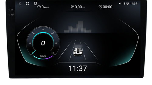 Navigatie dedicata cu Android Ford Transit 2006 - 2014, 12GB RAM, Radio GPS Dual Zone, Display 2K QLED 9.5" Touchscreen, Internet Wi-Fi si slot SIM 4G, Bluetooth, MirrorLink, USB, Waze