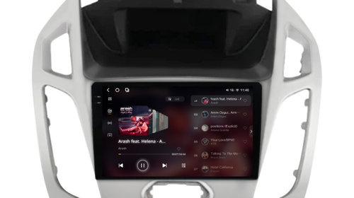 Navigatie dedicata cu Android Ford Transit / Tourneo Connect 2013 - 2018, 12GB RAM, Radio GPS Dual Zone, Display 2K QLED 9.5" Touchscreen, Internet Wi-Fi si slot SIM 4G, Bluetooth, MirrorLink, USB, Waze