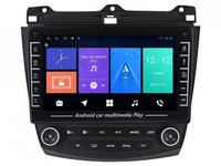 Navigatie dedicata cu Android Honda Accord VII 2003 - 2008, 1GB RAM, Radio GPS Dual Zone, Display HD IPS 8" Touchscreen, Internet Wi-Fi, Bluetooth, MirrorLink, USB, Waze