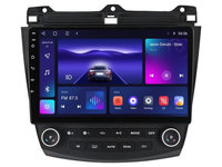 Navigatie dedicata cu Android Honda Accord VII 2003 - 2008, 3GB RAM, Radio GPS Dual Zone, Display HD IPS 10" Touchscreen, Internet Wi-Fi si slot SIM 4G, Bluetooth, MirrorLink, USB, Waze
