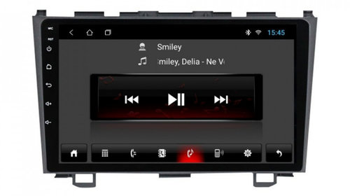 Navigatie dedicata cu Android Honda CR-V III 2006 - 2012, 1GB RAM, Radio GPS Dual Zone, Display HD IPS 9" Touchscreen, Internet Wi-Fi, Bluetooth, MirrorLink, USB, Waze