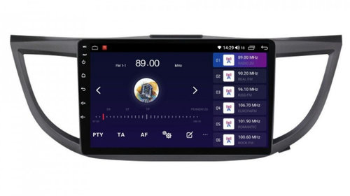 Navigatie dedicata cu Android Honda CR-V IV 2012 - 2018, 6GB RAM, Radio GPS Dual Zone, Display HD IPS 10" Touchscreen, Internet Wi-Fi si slot SIM 4G, Bluetooth, MirrorLink, USB, Waze